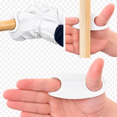 ヒットパッチ HIT PATCH 左右兼用 フィンガーグリップ 軟式野球 硬式野球 ゴルフ 衝撃吸収 バッティング スイ