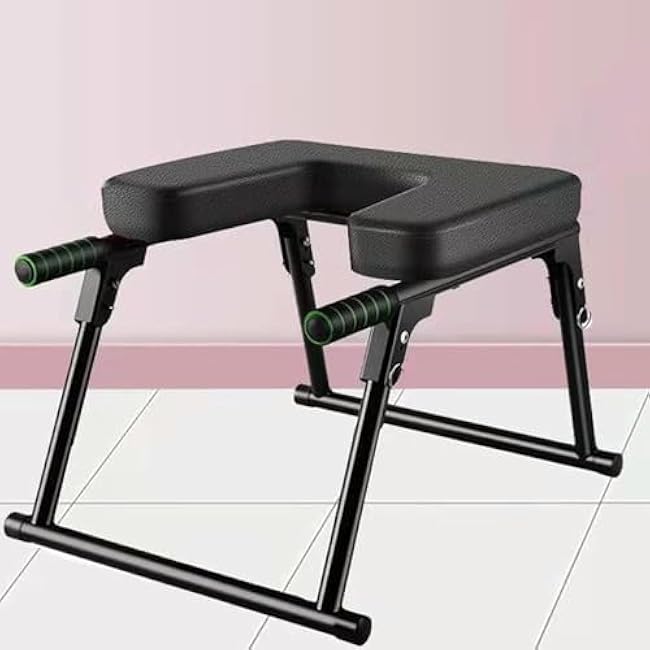 Headset Bench Training Stool Fitness Gym Multifunctional Strengthening Home Inversion Chair, Black no mat