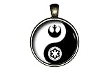 Chaoticfashion Star Wars Rebel Empire Necklace Yin Yang Handmade Pendant Charm