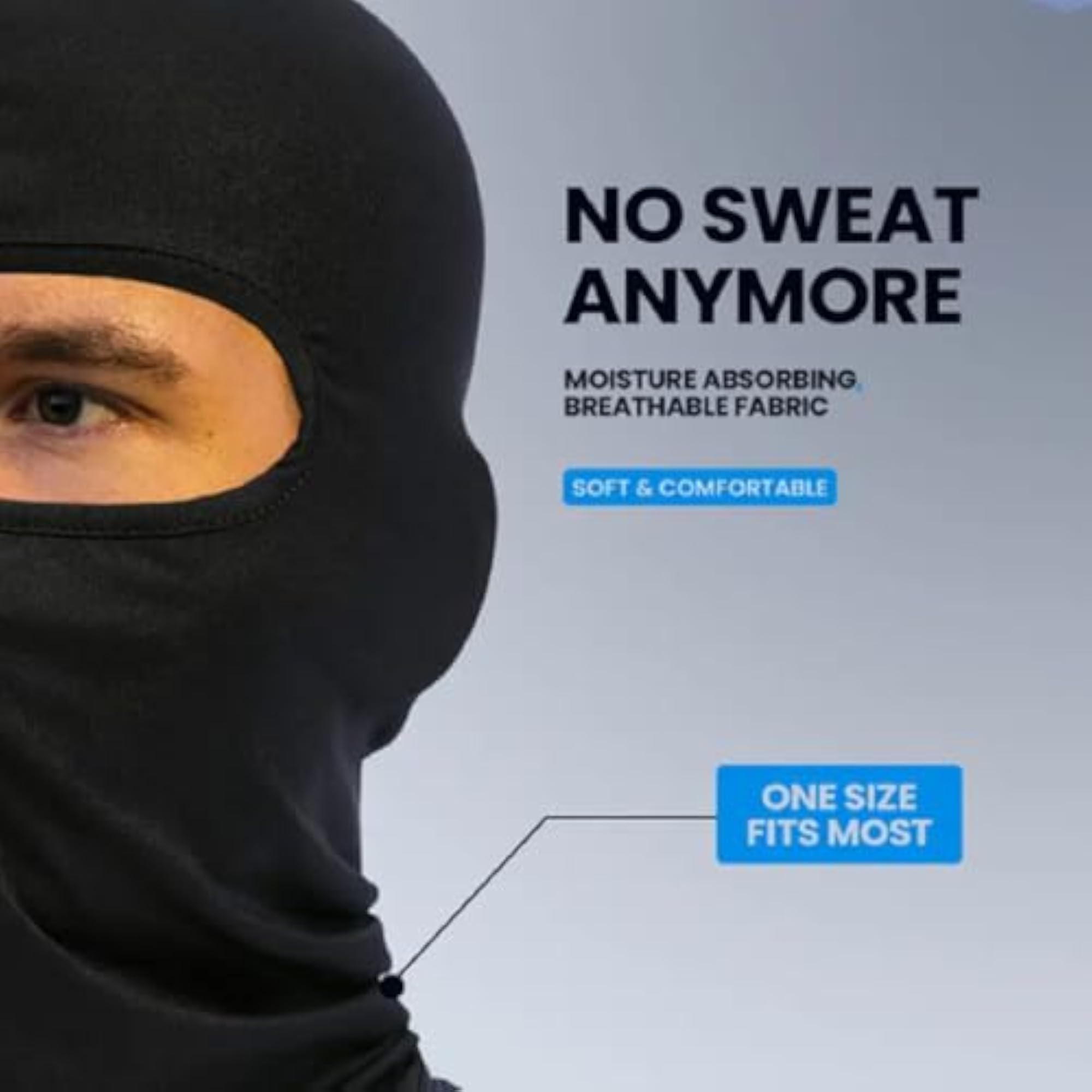Breathable Quick-Dry Balaclava with UV Protection Arm Sleeves