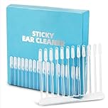 Ear Wax Removal，24PCS Sticky cotton swabs Professional Ear Cleaner Set Earwax Removal Tool,Reusable Ear Sticky Cotton Buds Wax Removal Set for Children & Adults