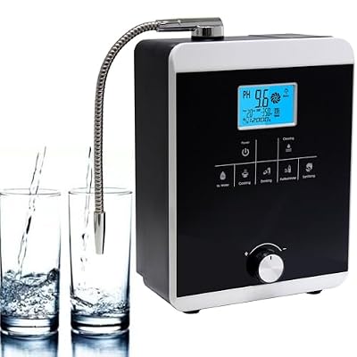 Alkaline Water Ionizer,Water Purifier Machine, PH 2.8 to 11 Acid Alkaline Water Maker Machine,with Auto-Cleaning/Intelligent Voice