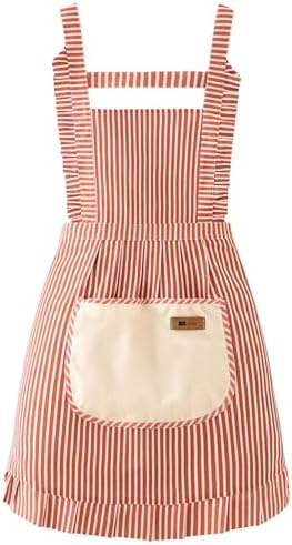 FAIRYGATE Aprons for Women Unisex Adjustable Apron Cooking Kitchen Chef for Home Kitchen Restaurant Coffee House
