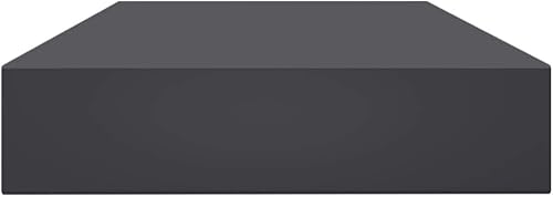 Miniatura 601 de Juego de 4 tableros de estantería, paneles de repuesto, unidades de almacenamiento, estantes de exhibición organizadores, gris hormigón, 31.5 x 11.8