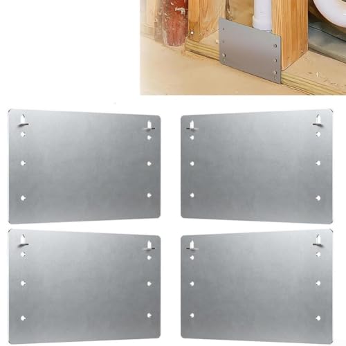 Placa de protección de alambre 5x8 protector de perno de acero 6