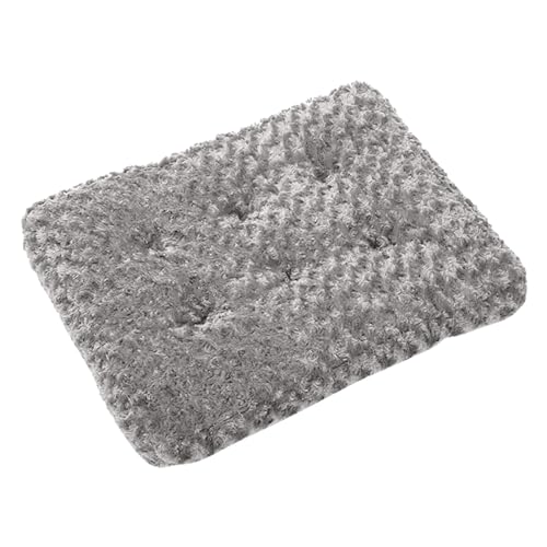 Katzenzelt Outdoor Hundebett, orthopädisches Hundekäfig- Hundebett Schaumstoff mit abnehmbarem, waschbarem Bezug, Hundematratze, rutschfeste Unterseite, bequeme Haustierbettmatte ( Grey, One Size)