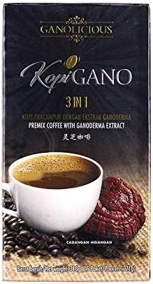 1 box of Gano Excel Original Ganocafe 3-in-1 Coffee Ganoderma Extract Beverages