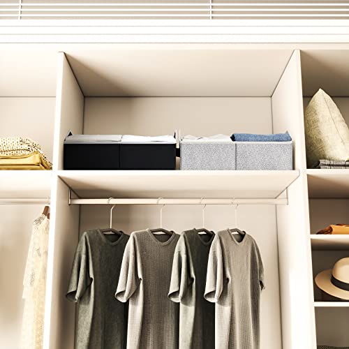 image for Homsorout Closet Organizers Bins 6 Packs - Large Closet Shelf Organize