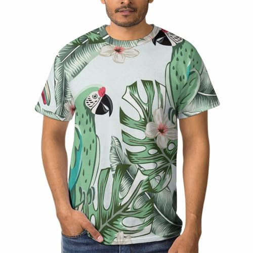 T-shirt homme manches courtes vert vêtement respirant anti-plis