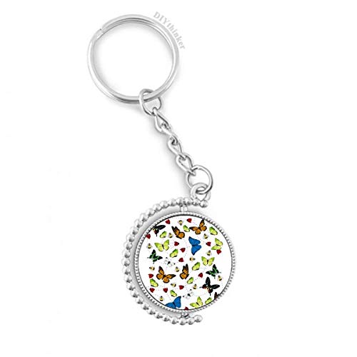 Porte-clés papillon rotatif chaîne volante multicolore, l'idée cadeau parfaite pour vos proches