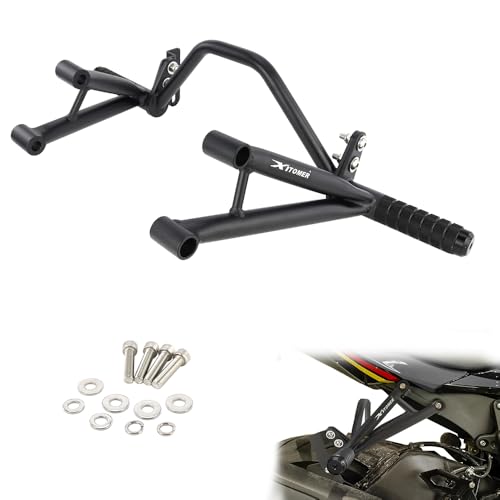 Xitomer Steel Subcage Compatible with NINJA ZX-6R ZX636 2009-2025 ZX 6R ZX6R, NINJA ZX-10R 2008-2009 Reinforced Step Plate Stunt Footrest Guards Stunt Protection Kit