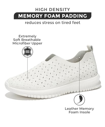 Image of Project Cloud Platform Sneakers for Women Footwear - Memory Foam Comfortable Loafers for Women Shoes - Lightweight and Non-Slip Shoes Slip on Sneakers (Orchid)