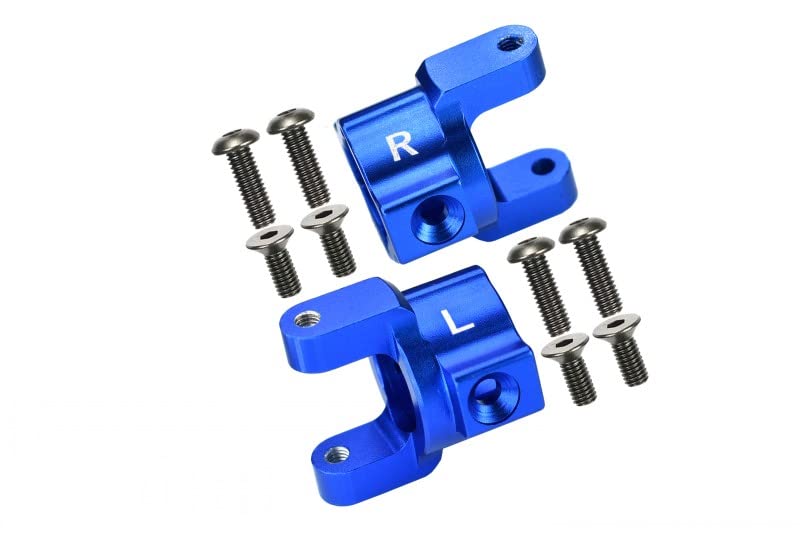 Axial SCX10 Upgrade Parts Aluminum Front C-Hub - 1Pr Set Blue