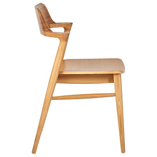 Amazon Brand – Rivet Mid-Century Modern Wood Dining Chair, 30"H, Natural - Thumbnail 6
