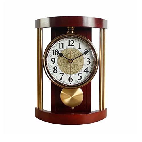 Reloj de escritorio retro y silencioso para decoración de oficina 2