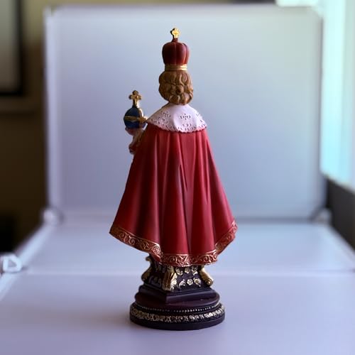 Niño de Praga Estatua de Resina 12 pulgadas miniatura 4