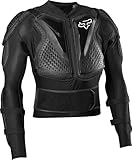 Fox Racing Titan Sport Motocross Dirt Bike Chest Guard Jacket, Black, Large