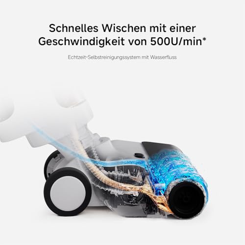Xiaomi Truclean W20 Kabelloser 3-in-1 Nass-Trocken-Sauger, 15.000Pa Saugleistung, Selbstreinigung & -Trockung, 780ml Wassertank, Anti-Haar, Kantenreinigung, 2500mAh Akku, LED-Display, Weiß