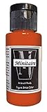 Badger Air-Brush Company, 2 Ounce Bottle Minitaire Airbrush  Ready, Water Based Acrylic Paint,  Hazard Orange