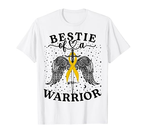 Squadra di sostegno alla sensibilizzazione sul cancro infantile di Bestie of a Warrior Maglietta