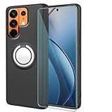 FortiCase Support Coque + Verre Tremp� pour Tecno Camon 50 Ultra,Black Silicone Etui,Souple TPU Cover Antichoc Housse Anti-Rayures Bumper,pour Camon 50 Ultra Protection �cran - Z