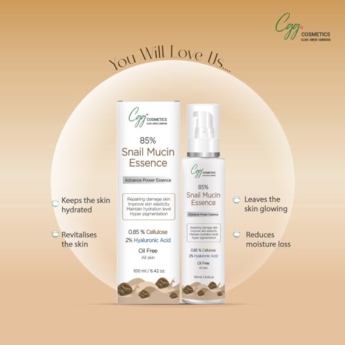 Image of CGG 70% Snail Mucin Essence (100ml) | Hydration & Skin Repair + FREE Midday Pomegranate Body & Hair Mist