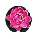 5 Stück Gefälschte Schwimmende Blumen Lotus Seerose Pflanzen, Simulierter Seerosen lotus, Künstliche Blumen, Lebensechte Seerose, Landschaft für Teich, Garten, Dekoration, Mikro (10cm,pink)