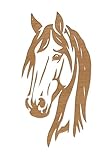 Horse Head Stencil Template, 8.5 x 11 Inch Reusable Plastic for Painting Walls Wood Glass Scrapbooking Graffiti Arts and Crafts DIY Projects
