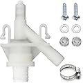 Upgrade RV Water Valve Repair Kit for Pedal Flush Toilets, Compatible with Sealand Dometic 300, 301, 310, 311, 320, 321, Freeze-Resistant Materials, Replacement Number 385311641