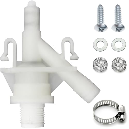Upgraded RV Water Valve Repair Kit for Pedal Flush Toilets, Compatible with Sealand Dometic 300, 301, 310, 311, 320, 321, Freeze-Resistant Materials, Replacement Number 385311641