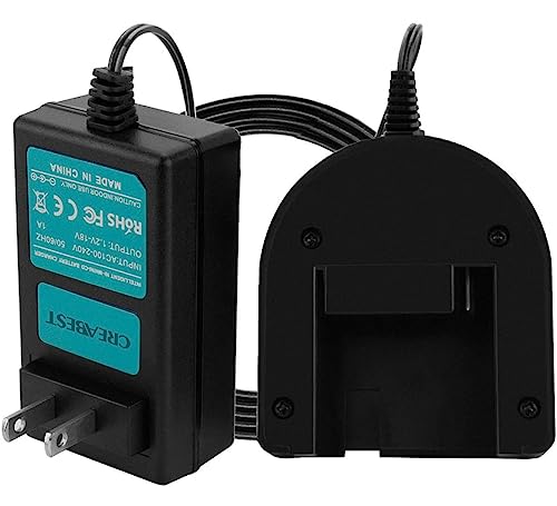 Creabest 1.2-18V Ni-MH/Ni-CD Charger for Battery PC18B PCC489N PCMVC PCXMVC Slide-in Style Batteries (NOT for Li-ion Battery)