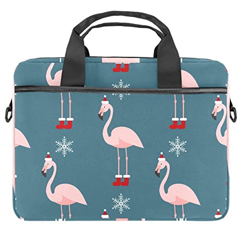 Sac bandoulière ordinateur 13 pouces flamant rose housse pc portable