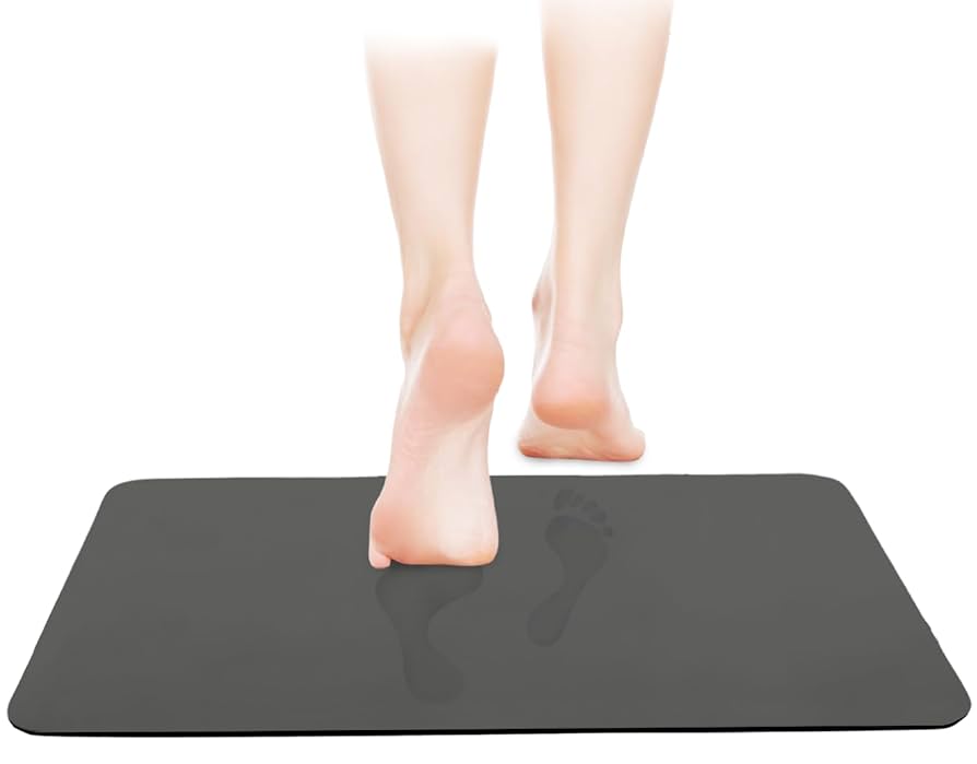 バスマット 約40x60cm 速乾 洗える ソフト ダークグレー 楽天市場】珪藻土入り ソフトバスマット 40×60cm / 珪藻土