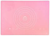 Thick Silicone Baking Mat for Rolling Pastry and Pizza Dough, Pie Crust and Fondant 25” X 18” Temper