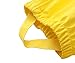Hiheart Boys Waterproof Rain Pants Lightweight Single Layer Overpants Rainwear Yellow 9-10