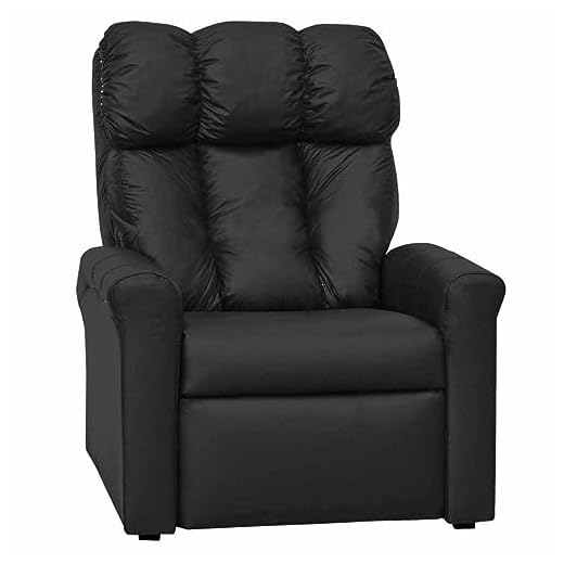 Poltrona Reclinável Pajero Matrix do Papai em Corino - Preto