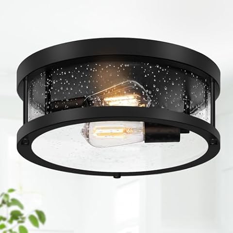 Brightever Black Flush Mount Light Cover