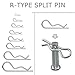 Stay Prepared with Assorted Sizes R Type Cotter Pins for Automotive Maintenance