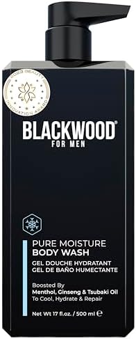 Blackwood For Men Pure Moisture Body Wash, Menthol, Sensitive Dry Skin 17oz