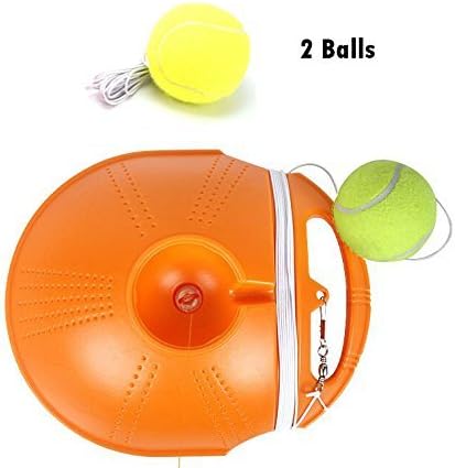 Gadgetrock Tennis Trainer, Rebound Tennis Trainer, Tennis Practice Training With 2 Balls, Best Tennis Training Partner for Beginners and Kids