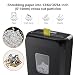 Bonsaii 6-Sheet Cross-Cut Compact Paper Shredder for Home Use