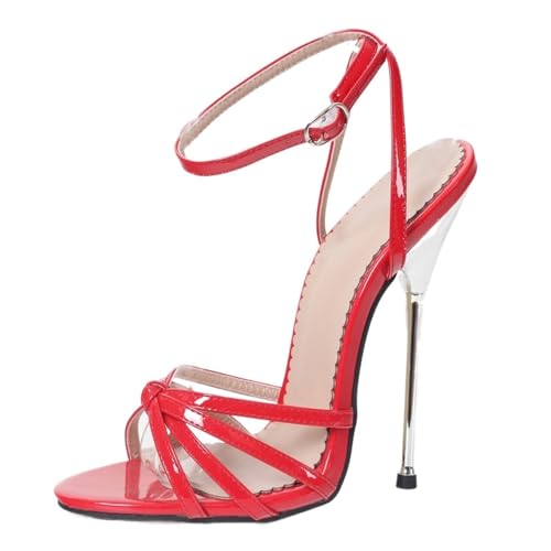 Talons hauts super high pointed de créateur avec élégante bride croisée