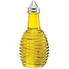 2 In 1 Olive Oil Vinegar Dispenser Cruet, Clear Glass Vinegar And Oil Bottles Double Pourer Spout Oil Dispenser Bottle For Kitchen Cooking Container