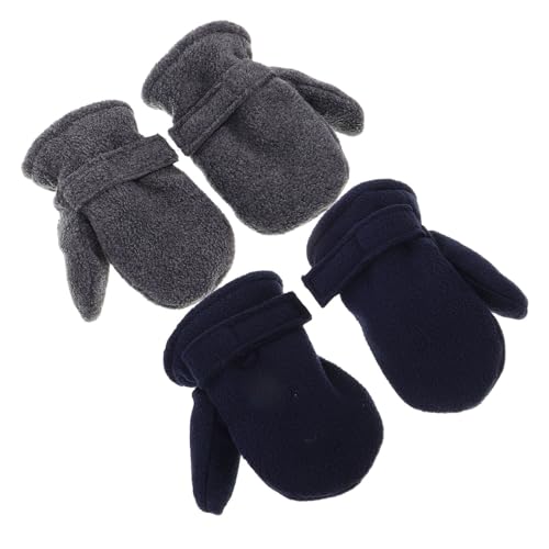 Guantes de invierno para pequeños mitones de polar cálido bebés