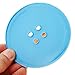 Fanku 1PC Colorful Silicone Button Coaster Cup Drinks Holder Mat Tableware Placemat