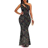 Taille : M, L, XL, XXL, XXXL, couleur : noir, rouge, violet et bleu. Les paillettes au style moulant vous rendent sexy et élégante