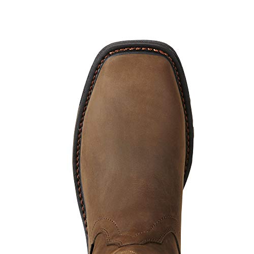 ARIAT ARIAT mens Workhog H2o Composite Toe Work Boot, Distressed Brown, 10 US