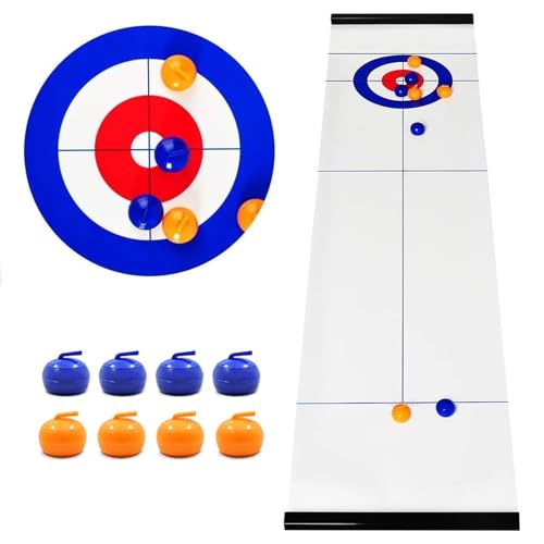 MEETOZ Curling Game Table Curling Game Curling Bowling Games Garden Game