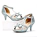 Nova Utopia Girls Low Medium Heel Dress Sandal Flower Girl Shoes,NF Utopia Girl NFGH81 Blue 2