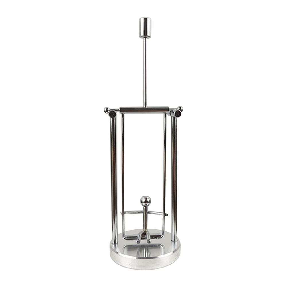 CTRLZS Balance Swing Ball Desktop Decoration Single Swing Little Iron People Manual Balance Pendulum Easy Install